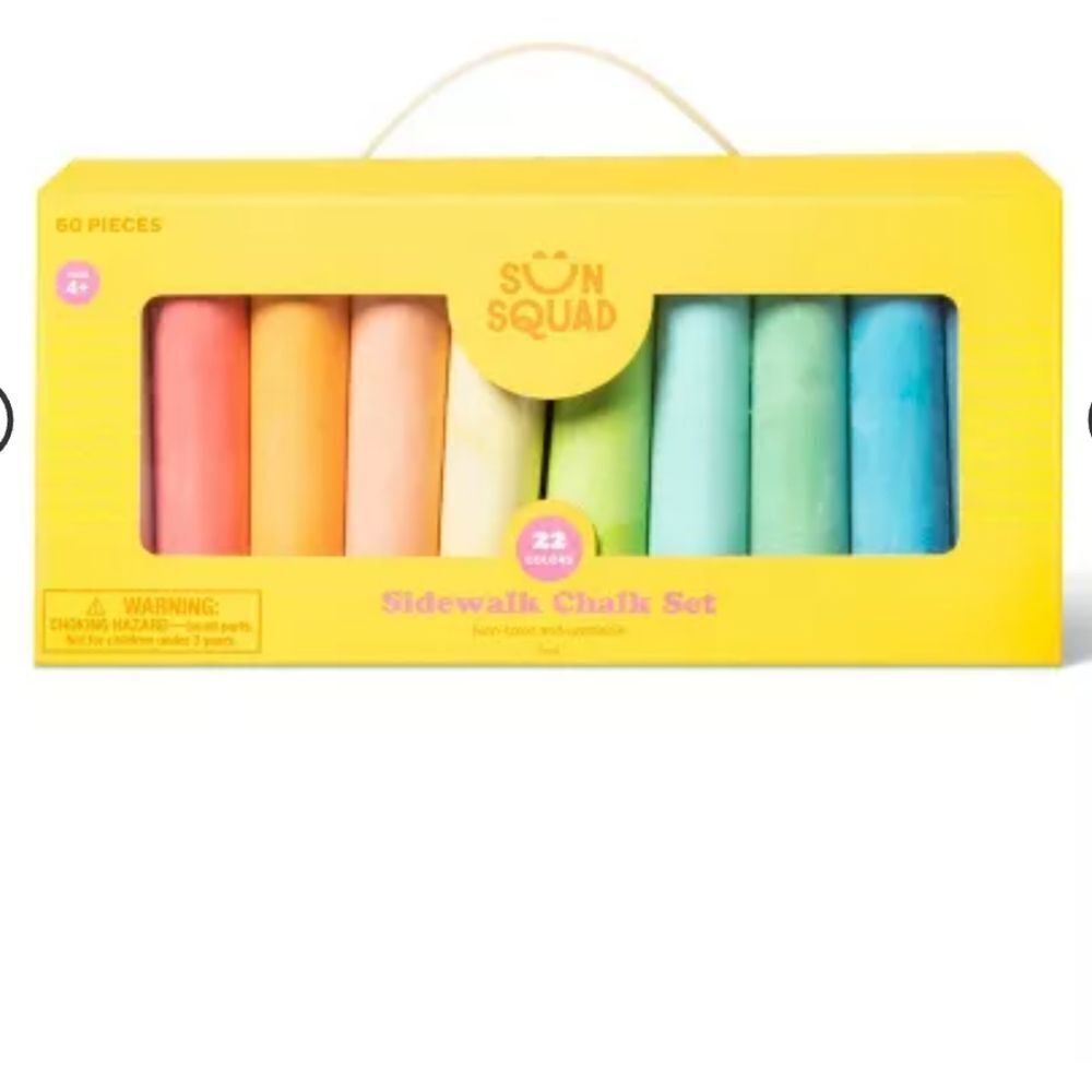 Sidewalk Chalk 60pc - Sun Squad